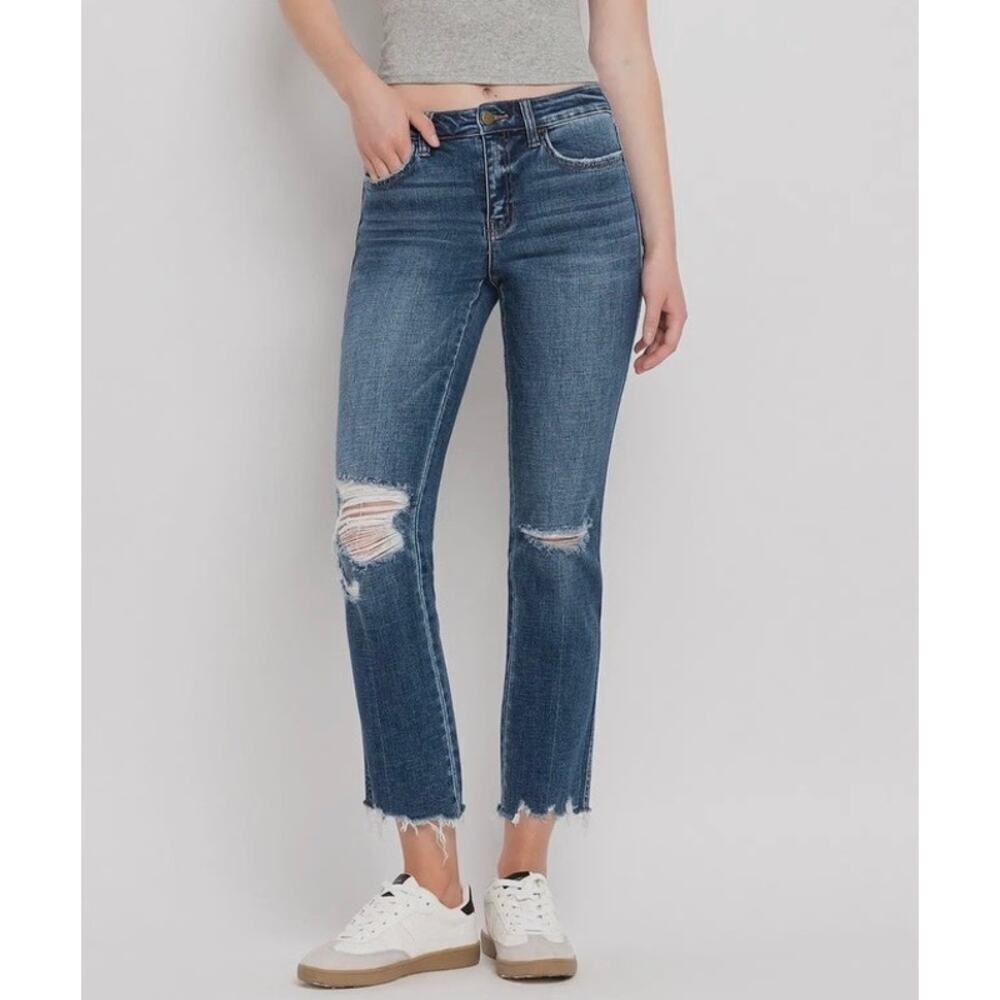 Flying Monkey Light Denim Ripped Jeans Size 30